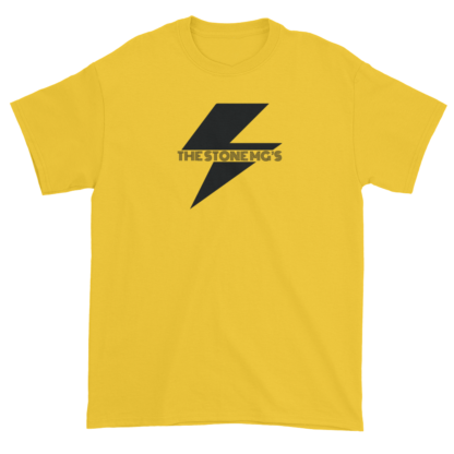 The Stone MGs Bolt T-Shirt Black on Yellow